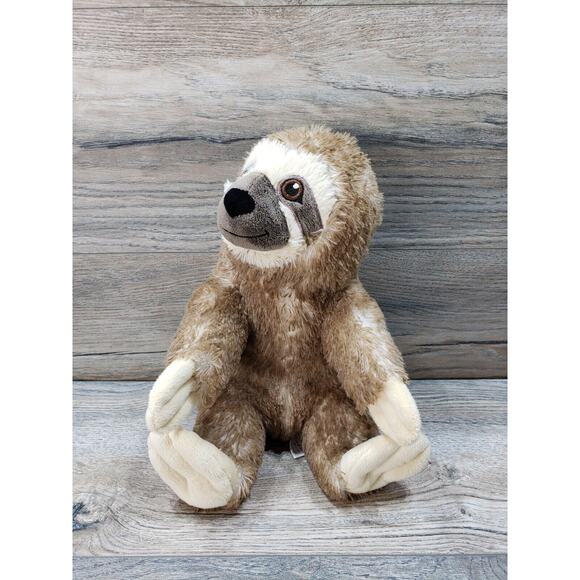Progressive Plush Sealy Sloth Plush Stuffed Animal Brown Tan - Picture 2 of 7